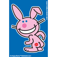 happy bunny stickers