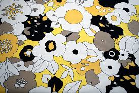 black and white flower fabric