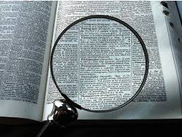 book magnifying glass