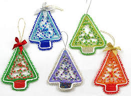 beaded christmas tree