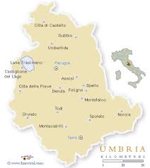 italy map umbria