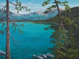 lake tahoe painting