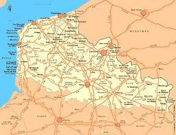 nord de la france carte