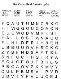 printable word search