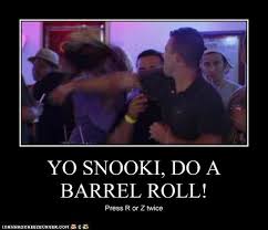 YO SNOOKI, DO A BARREL ROLL!