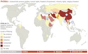 map of internet censorship