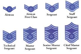 air force rank patches