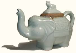 elephant teapots