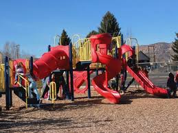 recycled tire playground