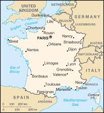 town map of france