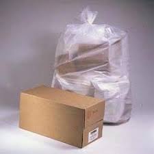 clear trash bag