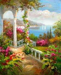 italy oil painting