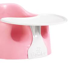 pink bumbo with tray
