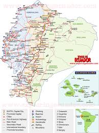 ecuador road map