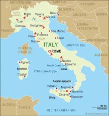 rome italy map