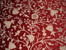 red silk material