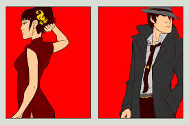film noir art