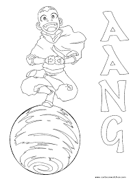 avatar coloring page