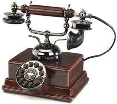 an old telephone