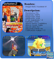dragon ball budokai af ps2