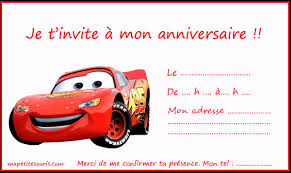 cartes d invitations anniversaire