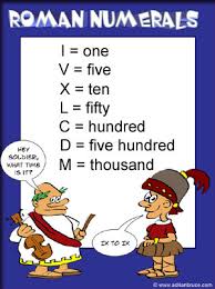 MathsYear7 - Roman Numerals