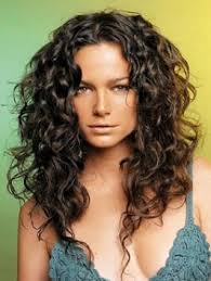 curly long hair