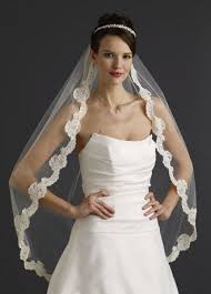 bridal mantilla