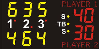 tennis score board