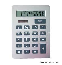 calculator with paper