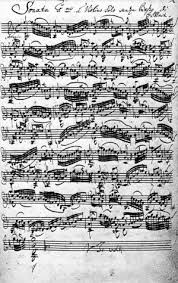 bach violin sheet music