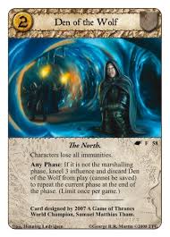 a game of thrones card game