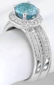 blue zircon gemstone