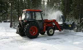 tractor snow thrower