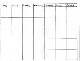 small monthly calendar
