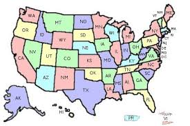 printable united states map