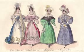 antique fashion prints