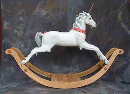 unicorn rocking horse