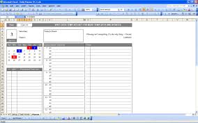 daily planning calendar