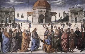 War "Petrus" der 1. Pabst? Perugino-jesus-gives-peter-the-keys