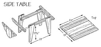 adirondack side table