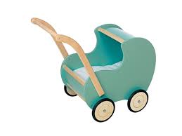 wooden doll pram