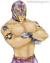 rey mysterio mask drawing