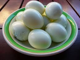 Hard-boiled eggs