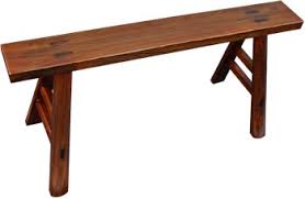 wooden bench