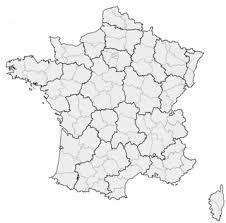carte des departement de france