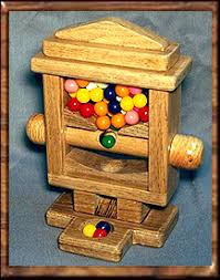 wooden gumball machines