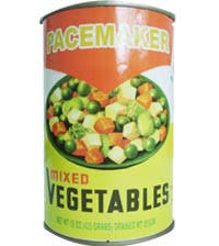 canned vegetables