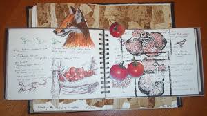 fabric art journals