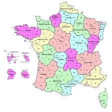 une carte de la france